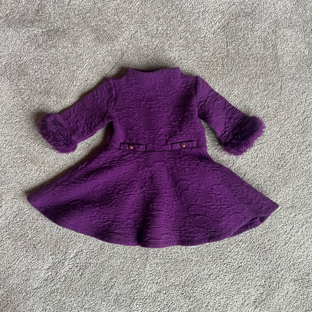 Purple Janie and Jack infant dress